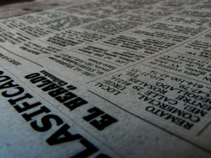 "Newspaper" by Victor Carreon, provided under Creative Commons license. 