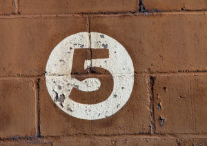 "5" by Joanna Poe, provided under Creative Commons license. 